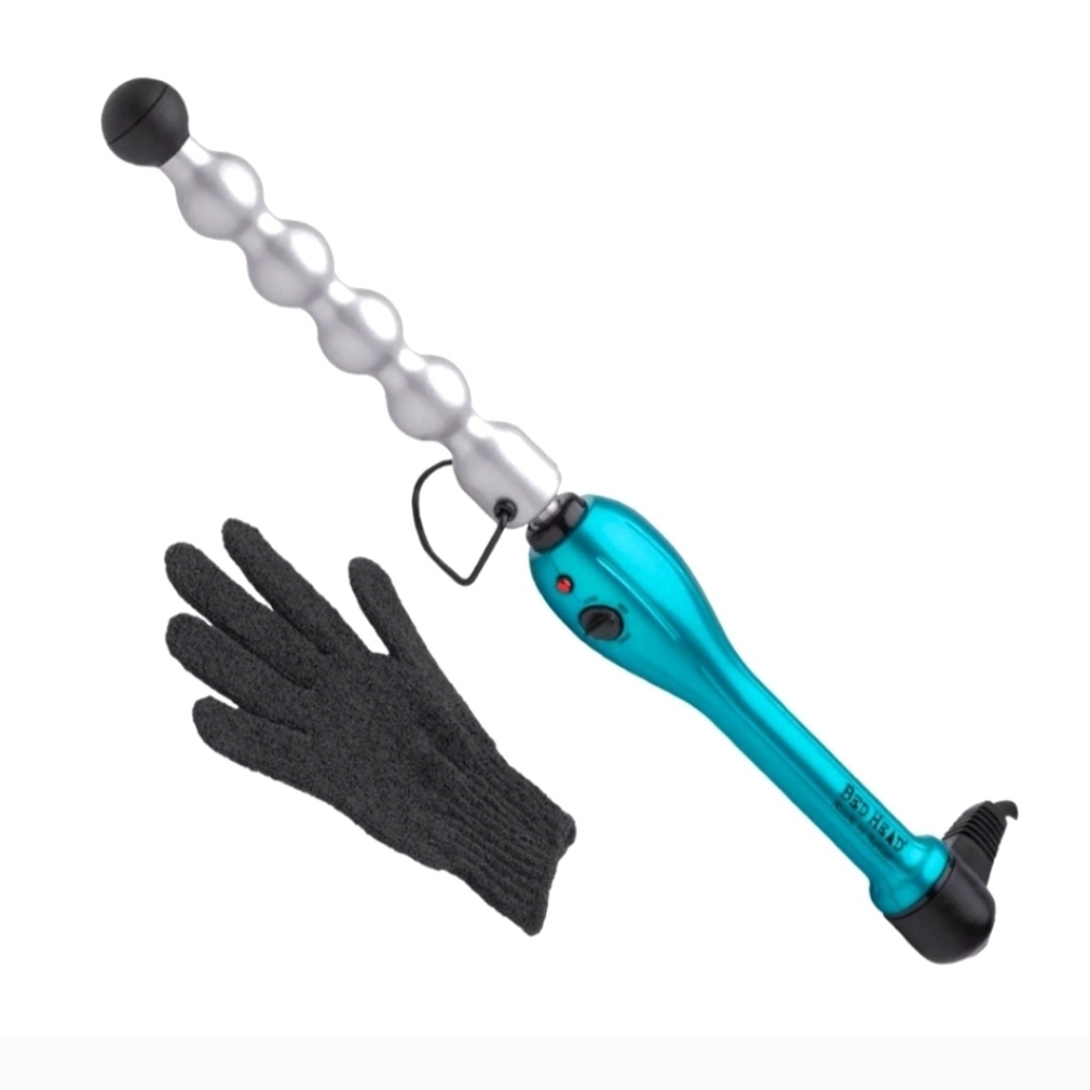 BedHead Teal and Silver Curling Wand